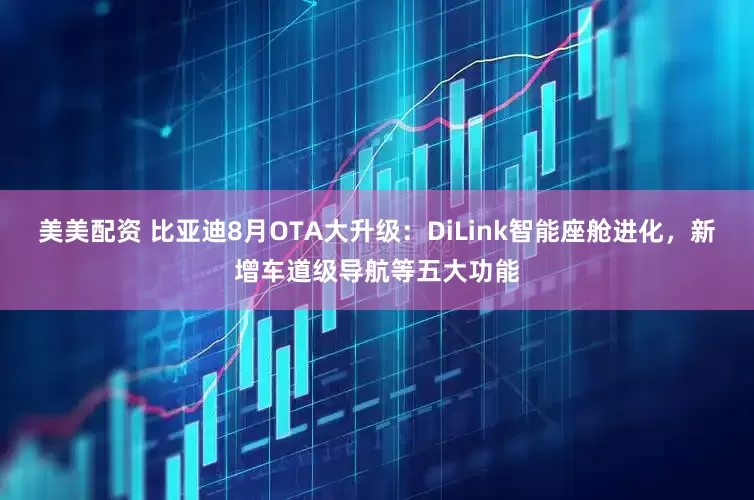 美美配资 比亚迪8月OTA大升级：DiLink智能座舱进化，新增车道级导航等五大功能